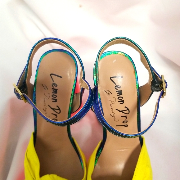 Lemon Drop by Privileged Multicolored Heels - Picture 7 of 10